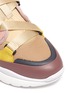 Detail View - Click To Enlarge - CHLOÉ - 'Sonnie' chunky outsole low top colourblock sneakers