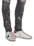 Figure View - Click To Enlarge - GOLDEN GOOSE - 'Superstar' contrast tab leather sneakers