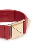 Detail View - Click To Enlarge - VALENTINO GARAVANI - 'Rockstud' macro leather bracelet 