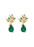 Main View - Click To Enlarge - ANABELA CHAN - 'Mini posie' emerald earrings