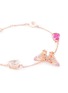 Detail View - Click To Enlarge - ANABELA CHAN - 'Rose Butterfly' 14k rose gold gemstone bracelet