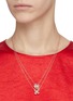 Figure View - Click To Enlarge - ANABELA CHAN - Rose butterfly charm necklace