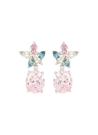 Main View - Click To Enlarge - ANABELA CHAN - 'Brush lily' diamond earrings