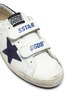 Detail View - Click To Enlarge - GOLDEN GOOSE - 'Old School' smudged kids leather sneakers