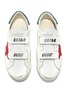 Figure View - Click To Enlarge - GOLDEN GOOSE - Old School' smudged kids leather sneakers