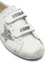 Detail View - Click To Enlarge - GOLDEN GOOSE - 'Old School' sequin star patch kids leather sneakers