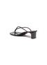 - ATP ATELIER - 'Panza' twisted toe thong leather sandals