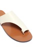 Detail View - Click To Enlarge - ATP ATELIER - 'Rosa' toe ring leather slide sandals