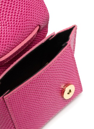 Detail View - Click To Enlarge - ATP ATELIER - 'San Gimignano' micro snake embossed leather crossbody bag