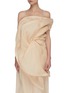 Main View - Click To Enlarge - NINA RICCI - Strapless sculpted ruffle silk gazar top