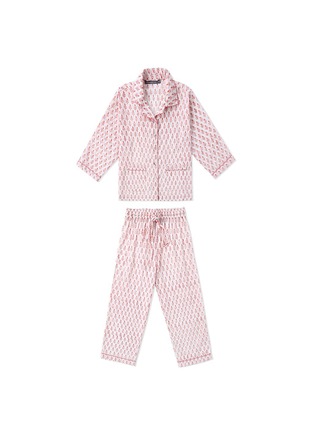 Main View - Click To Enlarge - MALABAR BABY - Children's Loungewear Set Newborn Size – Pink City