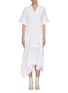Main View - Click To Enlarge - JIL SANDER - 'Minerva' asymmetric shirt dress