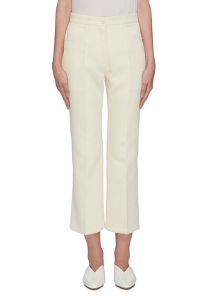 Main View - Click To Enlarge - JIL SANDER - High waisted cropped tailored pants