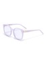 Main View - Click To Enlarge - FOR ART'S SAKE - 'Scarlett' Faux Pearl Embellished Horn Rimmed Sunglasses