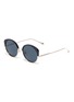 Main View - Click To Enlarge - FOR ART'S SAKE - 'Cocoon' Metal Frame Cateye Sunglasses