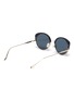 Figure View - Click To Enlarge - FOR ART'S SAKE - 'Cocoon' Metal Frame Cateye Sunglasses
