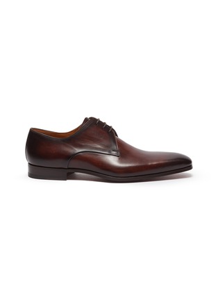 Main View - Click To Enlarge - MAGNANNI - Three eyelet leather derbies