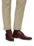 Figure View - Click To Enlarge - MAGNANNI - Three eyelet leather derbies