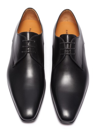 Detail View - Click To Enlarge - MAGNANNI - Three eyelet leather derbies
