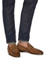 Figure View - Click To Enlarge - MAGNANNI - Suede penny loafers