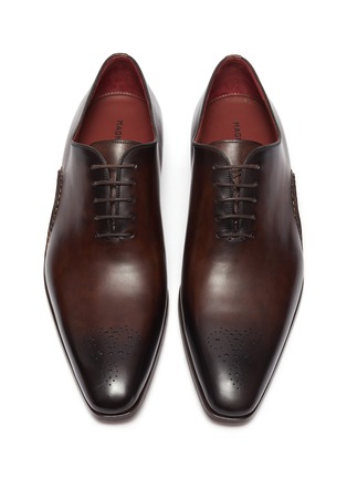 Detail View - Click To Enlarge - MAGNANNI - Richelieu Opanca Medalion' wholecut leather oxfords