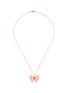 Main View - Click To Enlarge - STEPHEN WEBSTER - 'Fly By Night'  diamond quartz crystal haze 18k rose gold necklace
