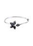 Main View - Click To Enlarge - STEPHEN WEBSTER - 'Love me, Love Me Not' diamond hematite 18k white gold bangle