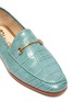 Detail View - Click To Enlarge - SAM EDELMAN - 'Loraine' croc embossed leather step-in loafers