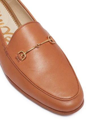 Detail View - Click To Enlarge - SAM EDELMAN - 'Loraine' horsebit leather step-in loafers
