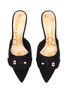 Detail View - Click To Enlarge - SAM EDELMAN - 'Janessa' buckle suede mules