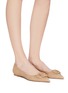 Figure View - Click To Enlarge - SAM EDELMAN - 'Sonja' buckle suede skimmer flats