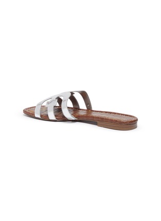  - SAM EDELMAN - 'Bay' metallic leather slide sandals