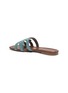  - SAM EDELMAN - 'Bay' croc embossed leather slide sandals
