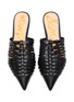 Detail View - Click To Enlarge - SAM EDELMAN - 'Shai' woven leather slides