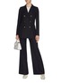 Figure View - Click To Enlarge - VICTORIA BECKHAM - Wide leg suiting pants