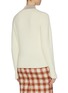 Back View - Click To Enlarge - VICTORIA BECKHAM - Contrast shawl collar rib knit sweater