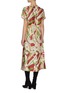 Back View - Click To Enlarge - VICTORIA BECKHAM - Abstract Print Panel Flare Dress