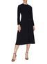 Figure View - Click To Enlarge - VICTORIA BECKHAM - Belted wrap around dress