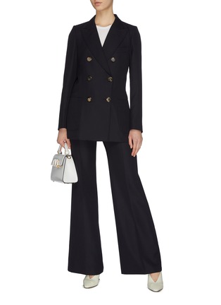 Figure View - Click To Enlarge - VICTORIA BECKHAM - Double breasted blazer