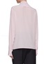 Back View - Click To Enlarge - VICTORIA BECKHAM - Frill scarf silk blouse