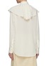 Back View - Click To Enlarge - VICTORIA BECKHAM - Ruffle neck silk blouse
