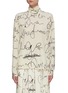 Main View - Click To Enlarge - VICTORIA BECKHAM - Scribble print button back blouse