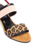 Detail View - Click To Enlarge - PIERRE HARDY - 'Alpha Party' leopard print suede leather sandals