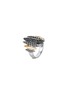 Main View - Click To Enlarge - JOHN HARDY - 'Classic Chain' black sapphire spinel 18k gol hammered ring