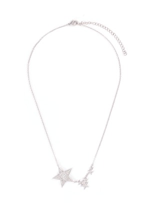 Main View - Click To Enlarge - CZ BY KENNETH JAY LANE - Cubic Zirconia Multi Star Necklace