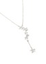 Detail View - Click To Enlarge - CZ BY KENNETH JAY LANE - Cubic Zirconia Pavé Star Necklace
