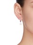 Figure View - Click To Enlarge - CZ BY KENNETH JAY LANE - Cubic Zirconia Pavé Star Huggies Earrings
