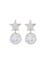 Main View - Click To Enlarge - CZ BY KENNETH JAY LANE - Mini Cubic Zirconia Star Drop Earrings