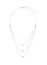 Main View - Click To Enlarge - CZ BY KENNETH JAY LANE - Three Layer Star Pavé Necklace