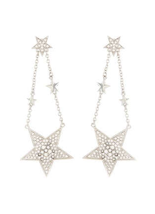 Main View - Click To Enlarge - CZ BY KENNETH JAY LANE - Star Pavé Drop Earrings